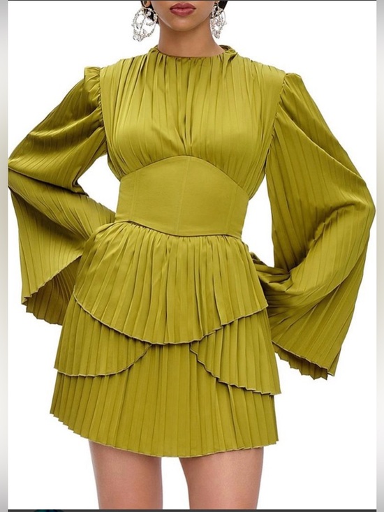 Andrea Iyamah Dresses & Skirts - ANDREA IYAMAH
The Lenti Pleated Mini Dress in Onyx (Size S)